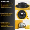 DOOROOM 중공 뚜러뻥 유압 실린더 RCH-20, 30T 싱글 액팅 램 실린더, 100mm 헤비 듀티 리프팅 도구, 다기능 3