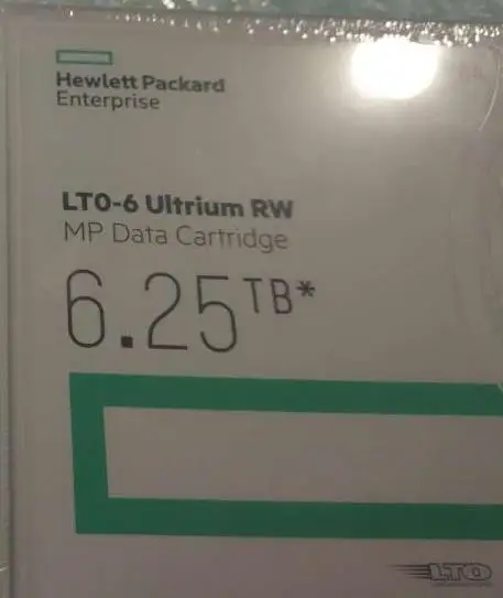 HPE LTO-6 Ultrium RW MP Data Cartridge C7976A