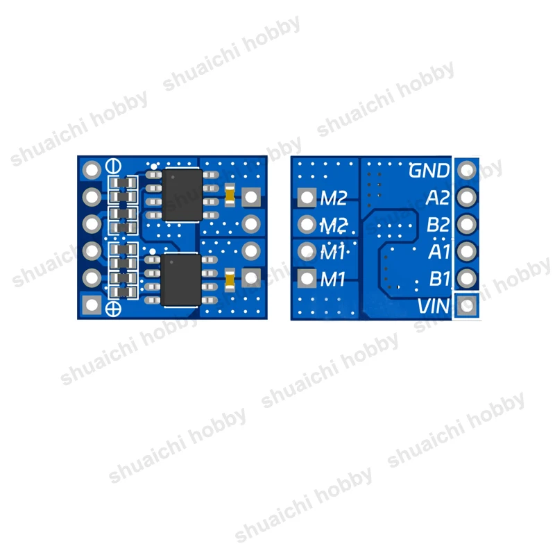 3PCS 3-15V PWM Dual-Channel ESC Electronic Speed Controller Brushes Drive Module for RC Model Car/Drone 716/720/8520/1020 Motor