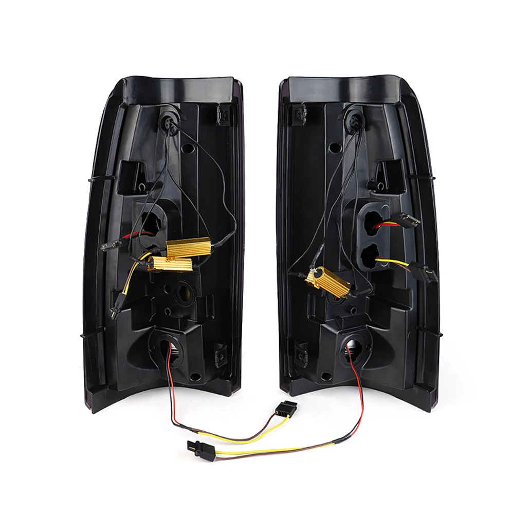 Smoked Lens Rear Brake Lights Fits for 1999 GMC Sierra LED Tail Light