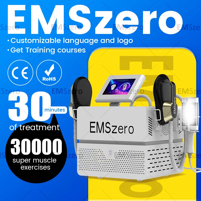 EMS Body Shaping Machine EMSZERO RF Two-In-One Fat Burning Slimming Inner Bead Roller Massage Slimming Muscle Stimulator