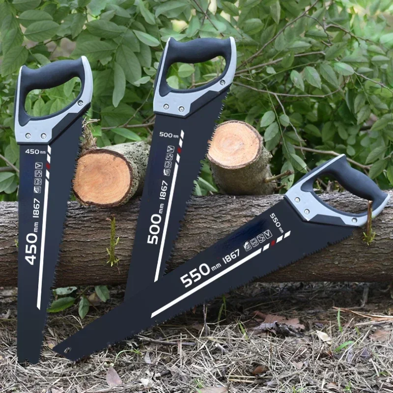 Universal 16/18/20inch Steel Woodcutting Handsaw 400/450/500mm Serration Long Timber Saw For Wood Cutting Hand Tool
