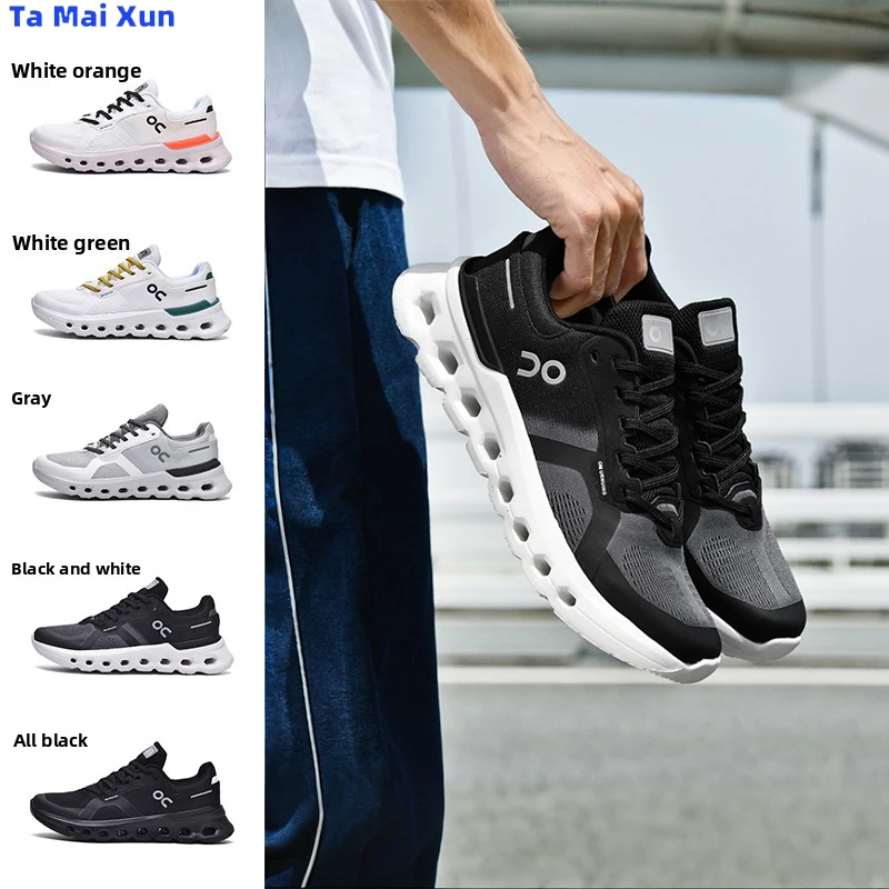 

Men Running Shoes New Mens shoes sneakers flick Comfy Breathable lining Hollow out shoe soles Cushioning Men's Tennis trainers