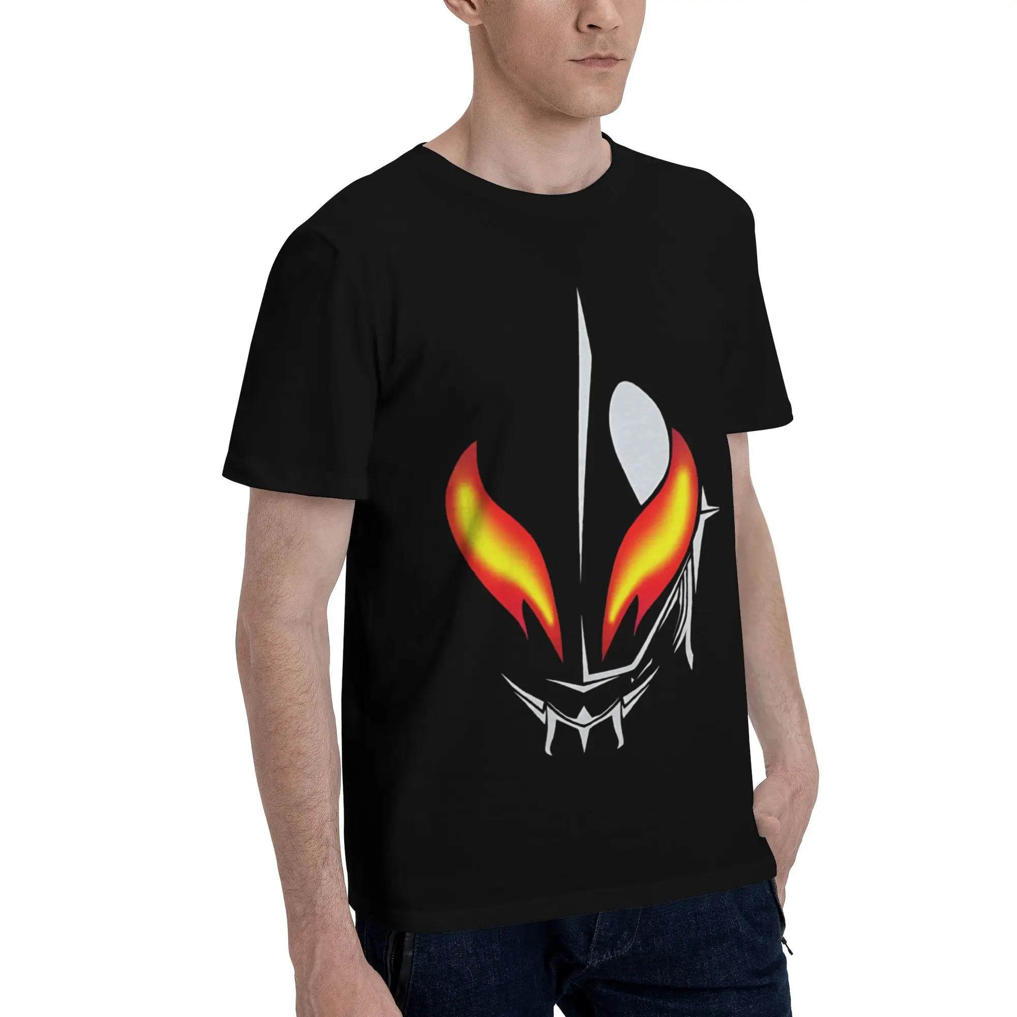 Ultraman Belial Men T Shirts Ultraman Fashion Tees Short Sleeve Crewneck Pure Cotton Gift Idea Tops T-Shirt