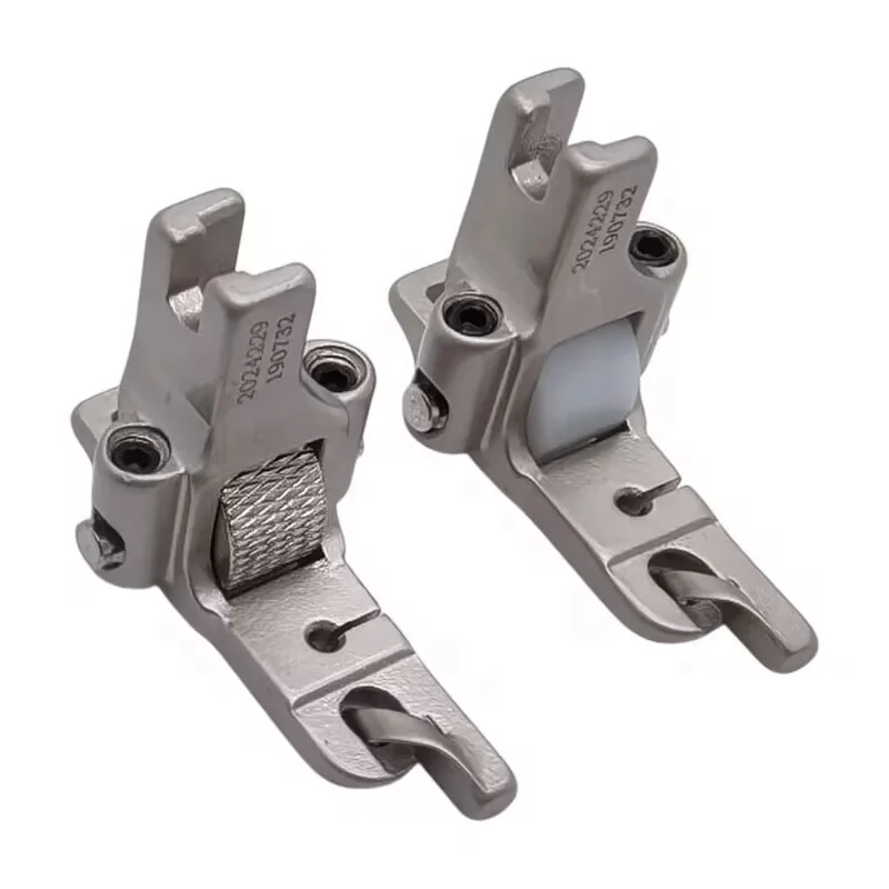 New Condition Sewing Machine Presser Foot Accessory Flat Car Edge Folding Edge Cloth Roll Home Use Retail Made Steel Material