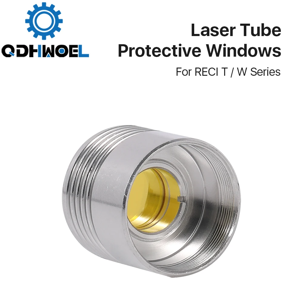 QDHWOEL Co2 Laser Tube Protective Windows RECI W/T Series Laser Protective Optical Accessories For RECI Series Laser Tube