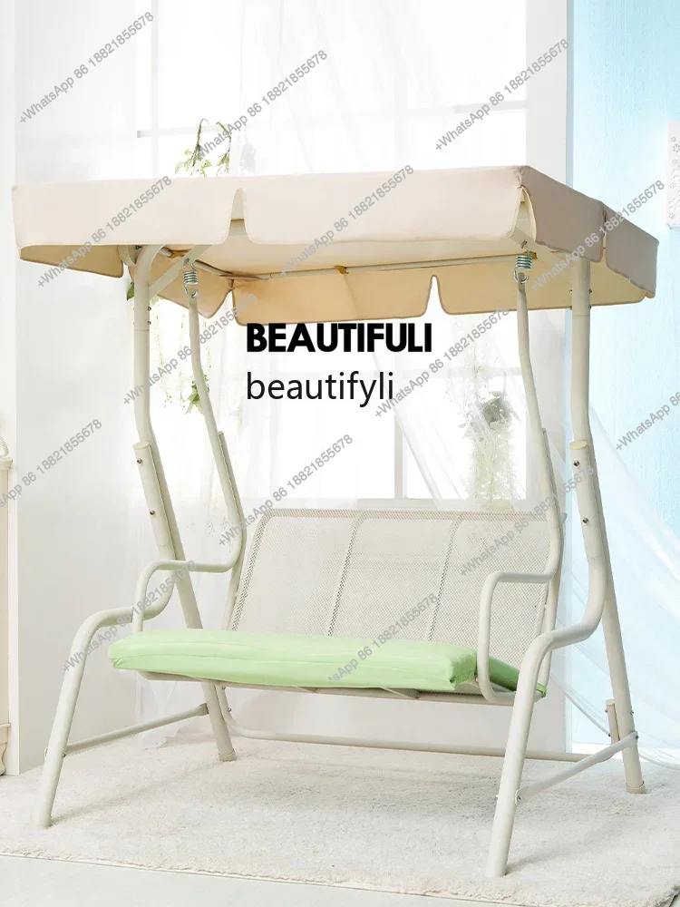 

Новые бытовые железные качели, уличное кресло-качалка, закрывающееся кресло для улицы, планер для двора, балконное кресло-качалкаss1001