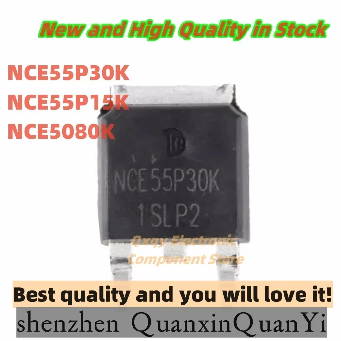 10PCS NEW NCE55P30K 55P30 NCE55P15K 55P15 NCE5080K 5080 TO-252-2-55V-30A P-channel MOSFET chip