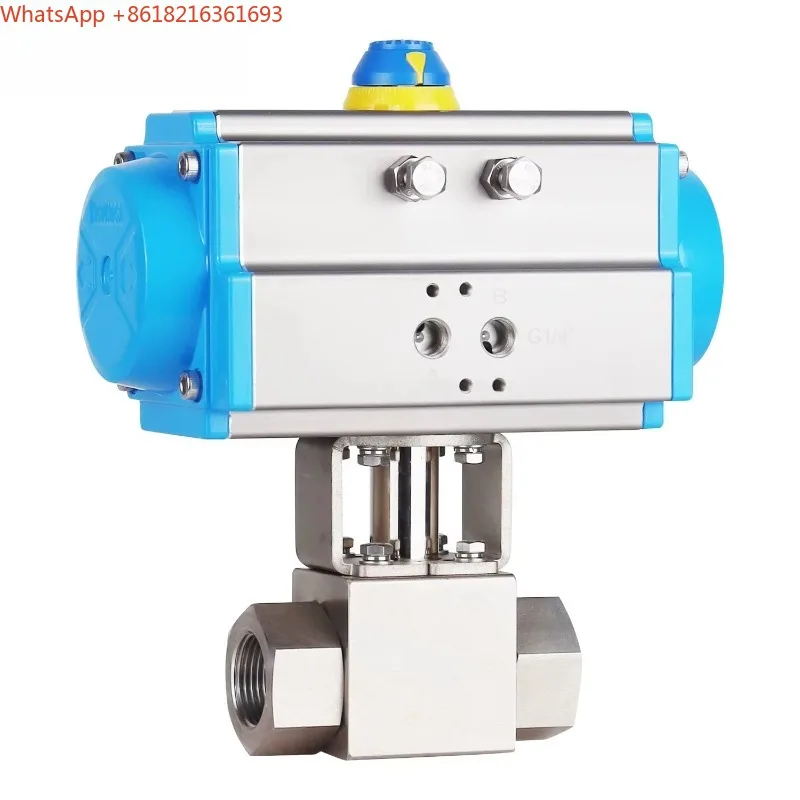 Limited Offer Pneumatic High Pressure Ball Valve 32 To 60MPa Stainless Steel Forged Internal Thread, Welded Pipe