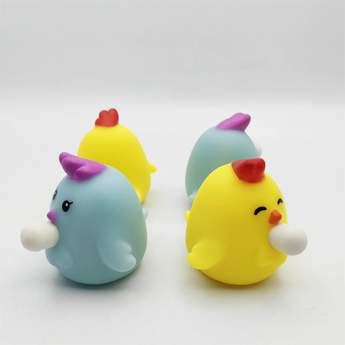 Children's Peculiar Stress-relieving Toys Spitting Bubbles Chick Choking Interesting Novelty Vent Blowing Bubbles Turkey