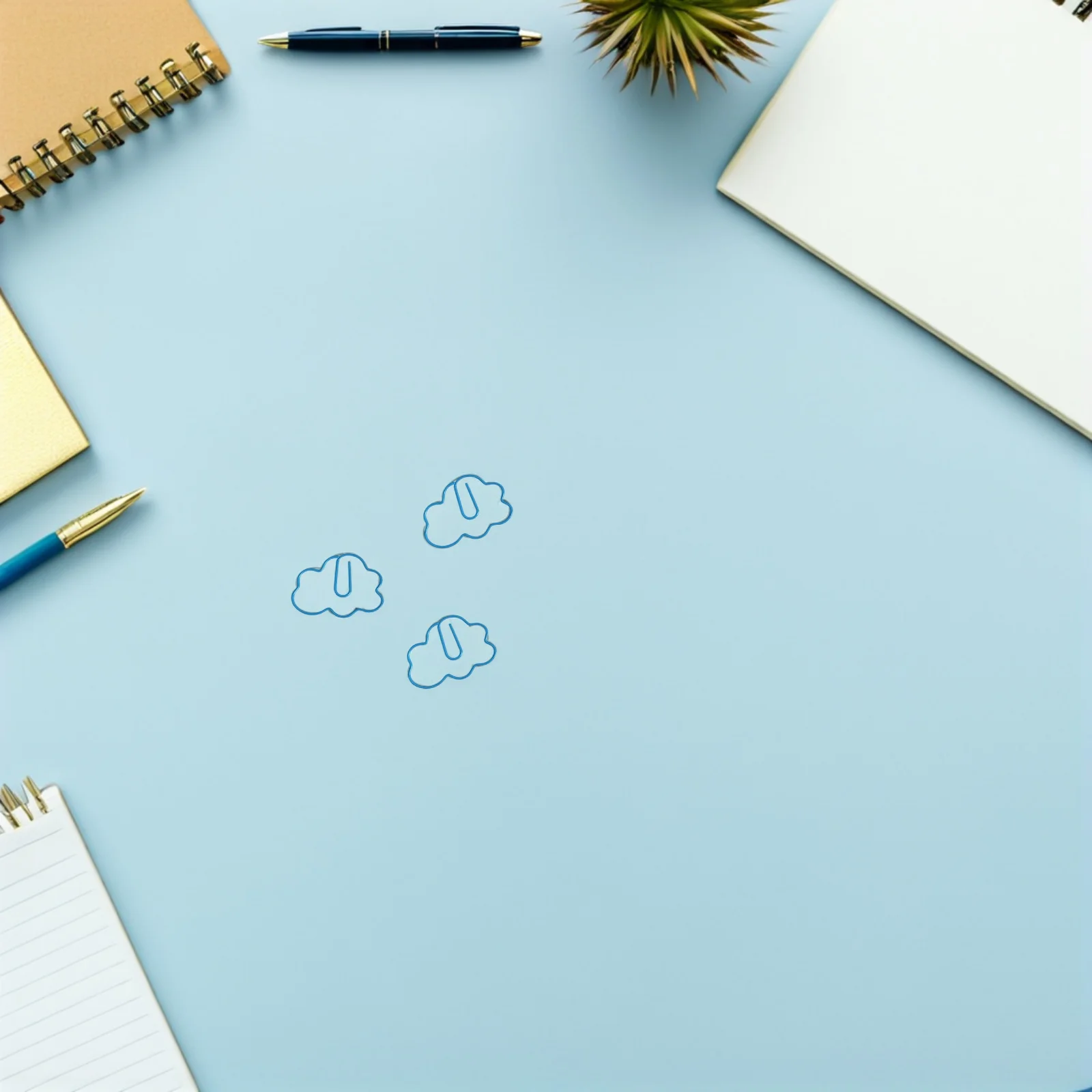 

30Pcs Cloud Shape Decorative Paper Clips Office Document Clips Multi-Use File Fixing Practical Small Paperclips