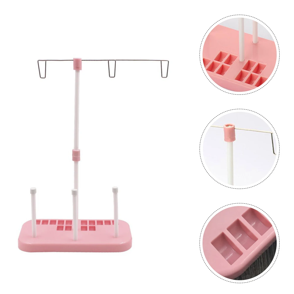 

Conical Sewing Machine Accessories Quilting Supplies Rack Plastic and Metal Coils Thread