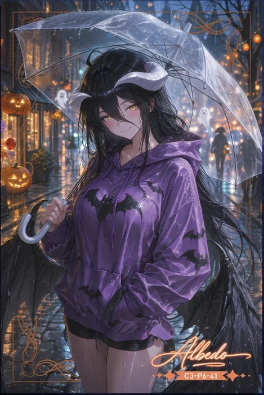 Meicard Ceiling Halloween Special Edition Anime Waifu Acrylic Cards Full Case 100 Packs A5  Trading Cards for Hobby Collection