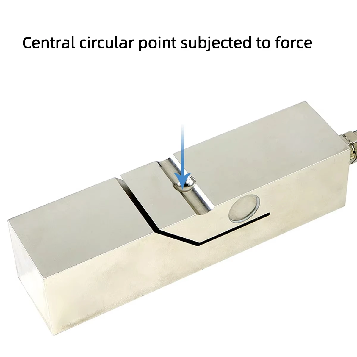 High-Precision Force Measurement Weighing Sensor with Through-Hole Positioning Cement Bending Resistance for Industrial Use
