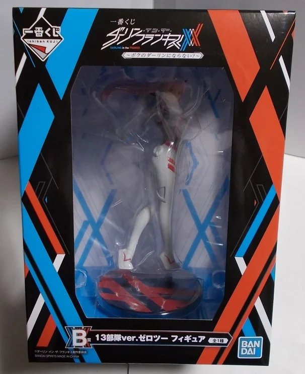 BANDAI Original Ichiban Kuji DARLING ใน FRANXX รูปรางวัล B Zero Two Army Ver.Action Figure เดสก์ท็อปตกแต่ง