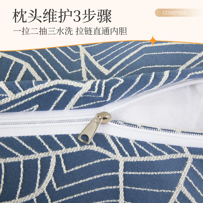 Bed Rest Pillow Four Seasons Cotton Linen Headboard Cushion Large Backrest Pillows for Sofa Soft Bag Lumbar Cushion Large