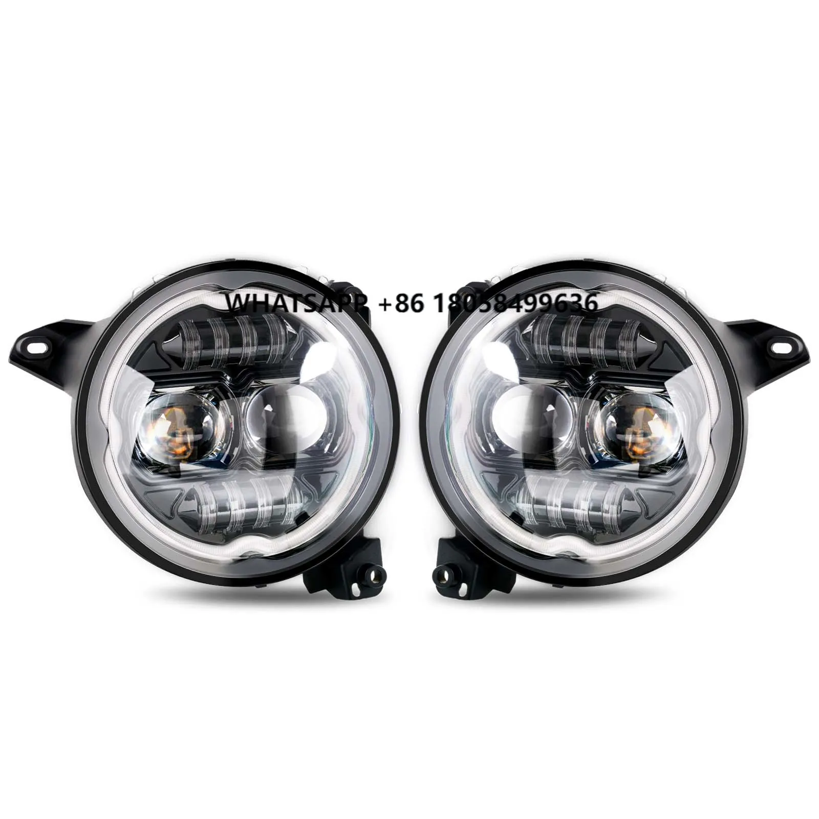 

N2- Brightness Manufacture Durable Quality Head Light RGB HeadLamp + RGB FOGLamp Combo for Jeep Wrangler JL