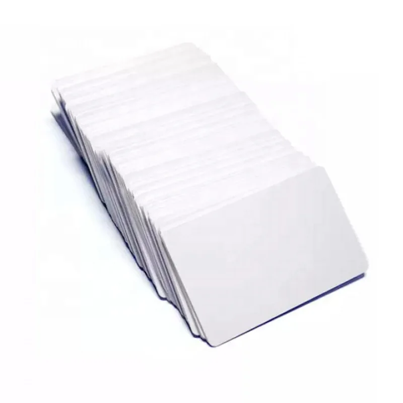 100pcs a lot CMRFID Printable 13.56Mhz NFC Blank Card RFID N213 N215 N216 Card White Smart Rewritable PVC M 1k Card