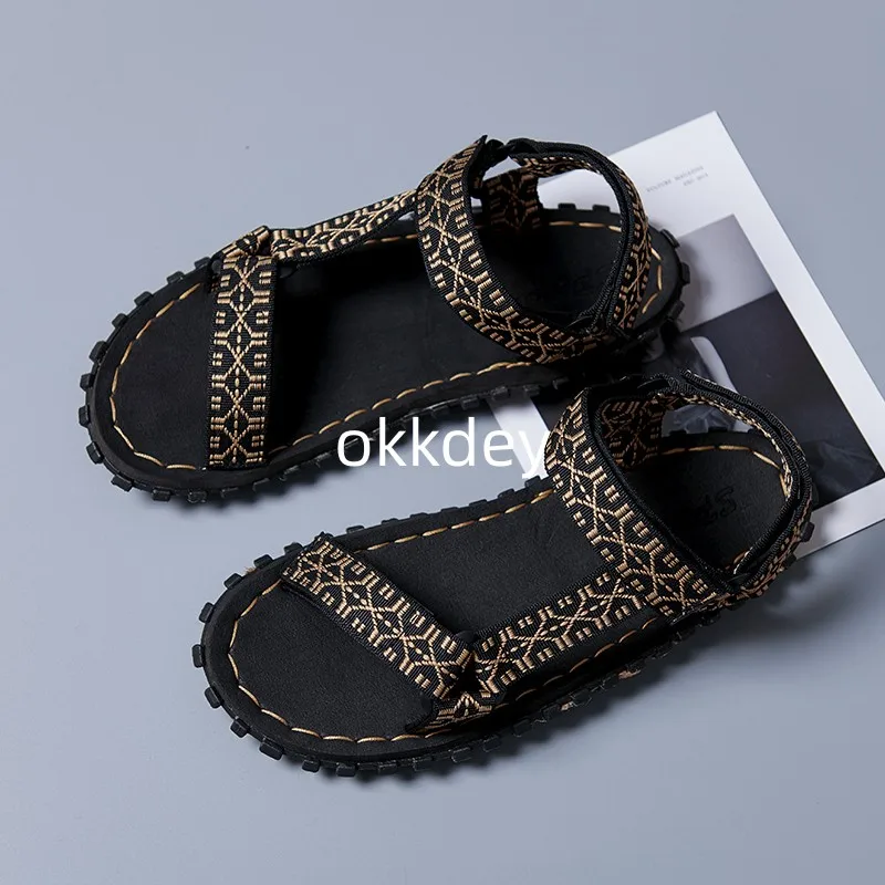 Sandals for Men Casual Comfortable Outdoor Beach Breathable Open Toe Lightweight Non-slip Men Flats Sandals New In Spring Summer