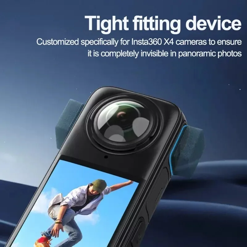 12/24 шт. шумоподавляющий ветрозащитный хлопок для камеры Insta360 X4, микрофон, ветровая муфта, уличная гибкая губка для лобового стекла