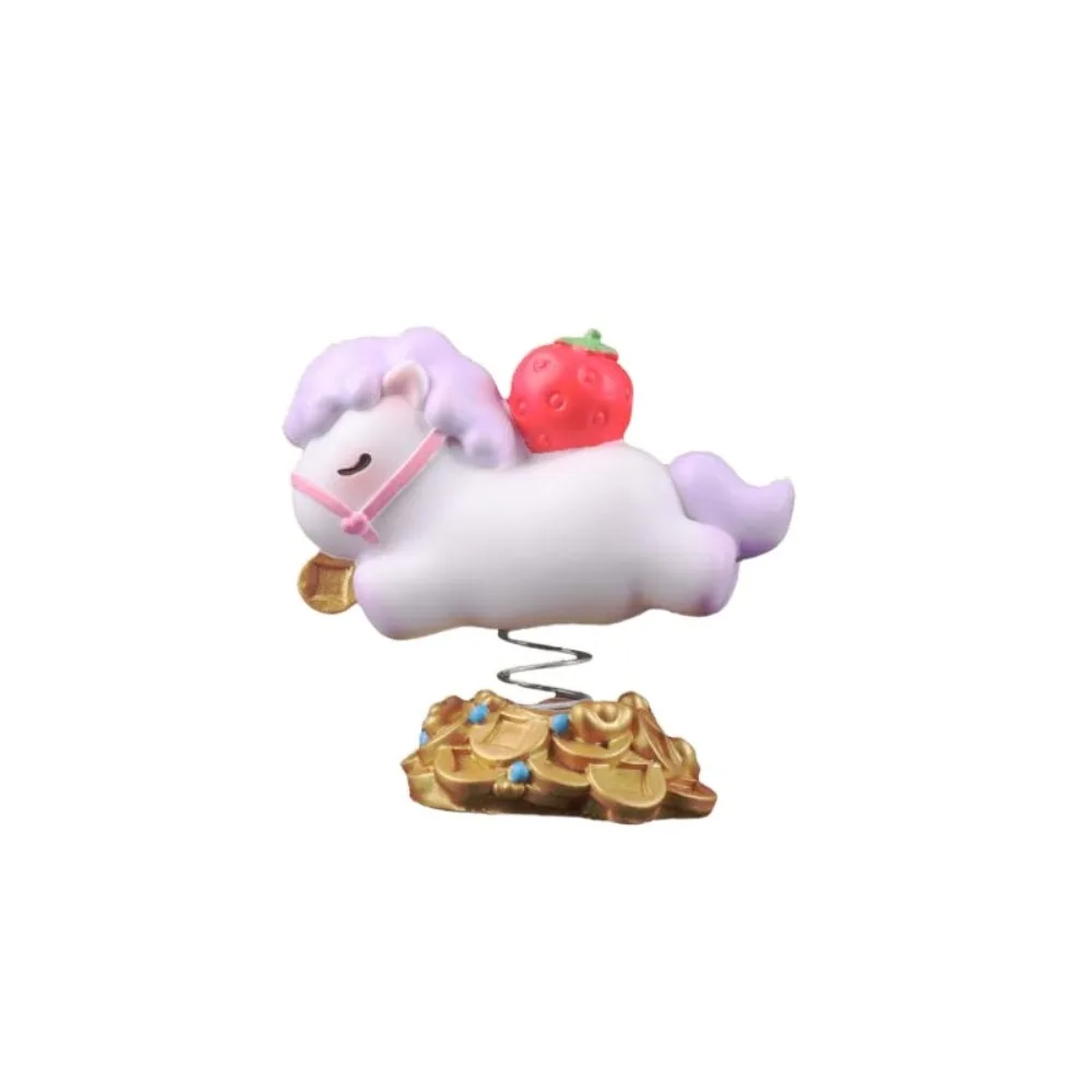 

Shake Zodiac Pony Sway Ornaments Pony Shape Resin Zodiac Horse Statue Kawaii Cartoon New Year Desktop Ornament 2026 Horse Year