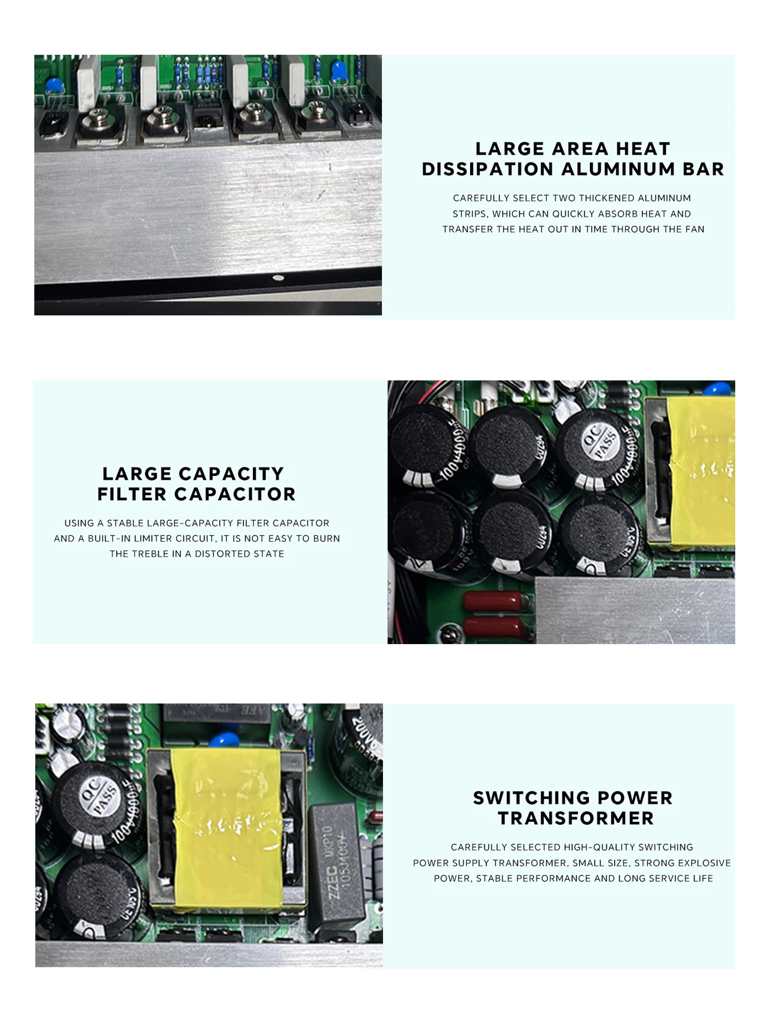 GAP-PM2 Recordio 2024 Novo design profissional amplificador de potência de 2 canais 600 watts 1U para igrejas de palco escolas