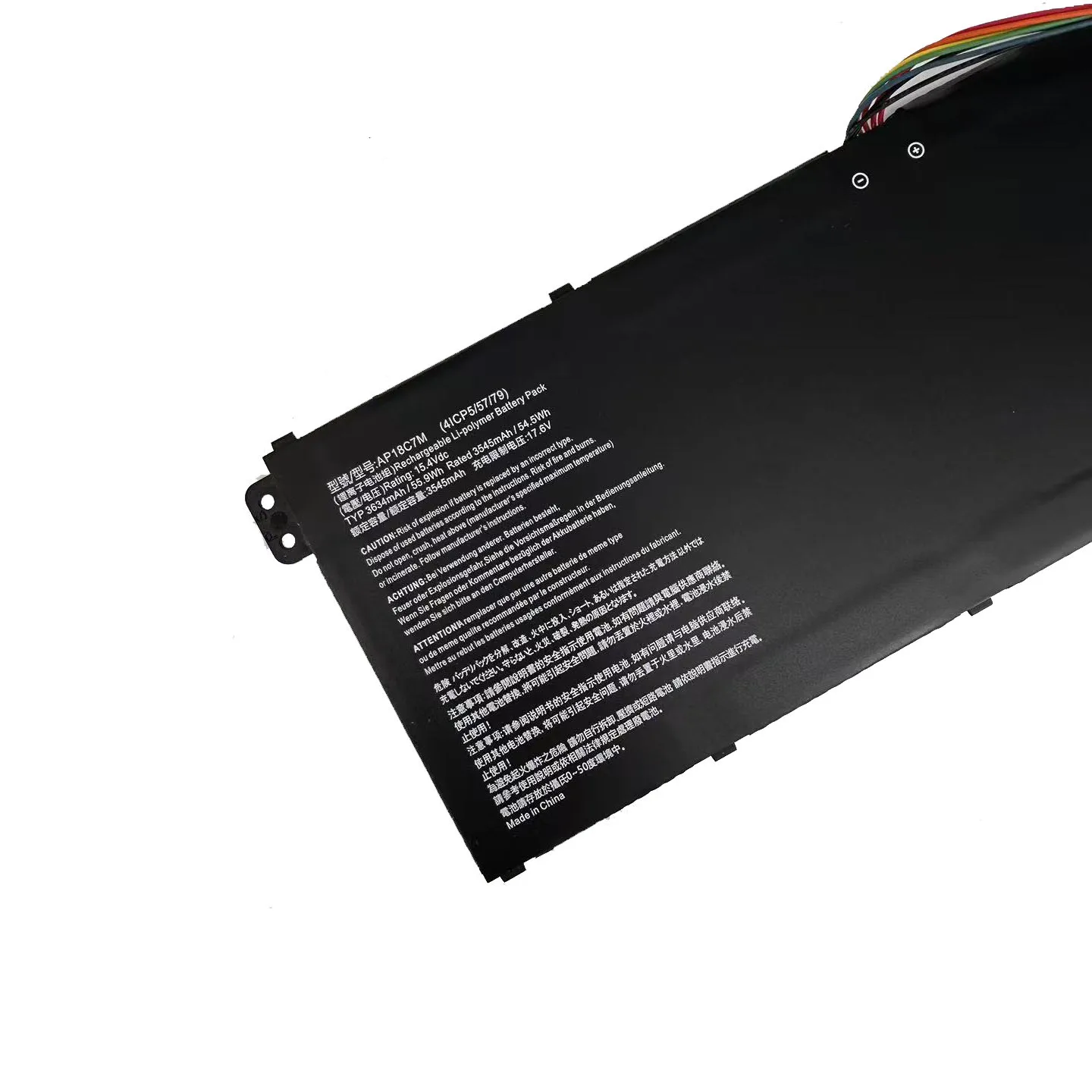 FKYGC New AP18C7M 15.4V 54.5Wh 3545mAh Battery for Acer ConceptD 3 CN315-72 Swift 3 SF313-52/53 Swift 5 SF514-54GT/54T