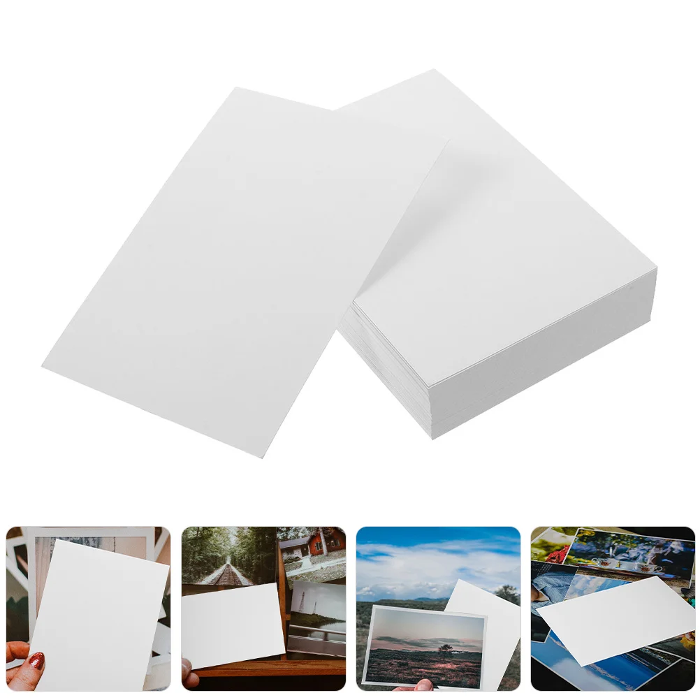 100pcs Waterproof High Glossy Photo Paper 4X6 Inch Quick Dry For Home Office Printing Supply Photo Printing Paper Sheets