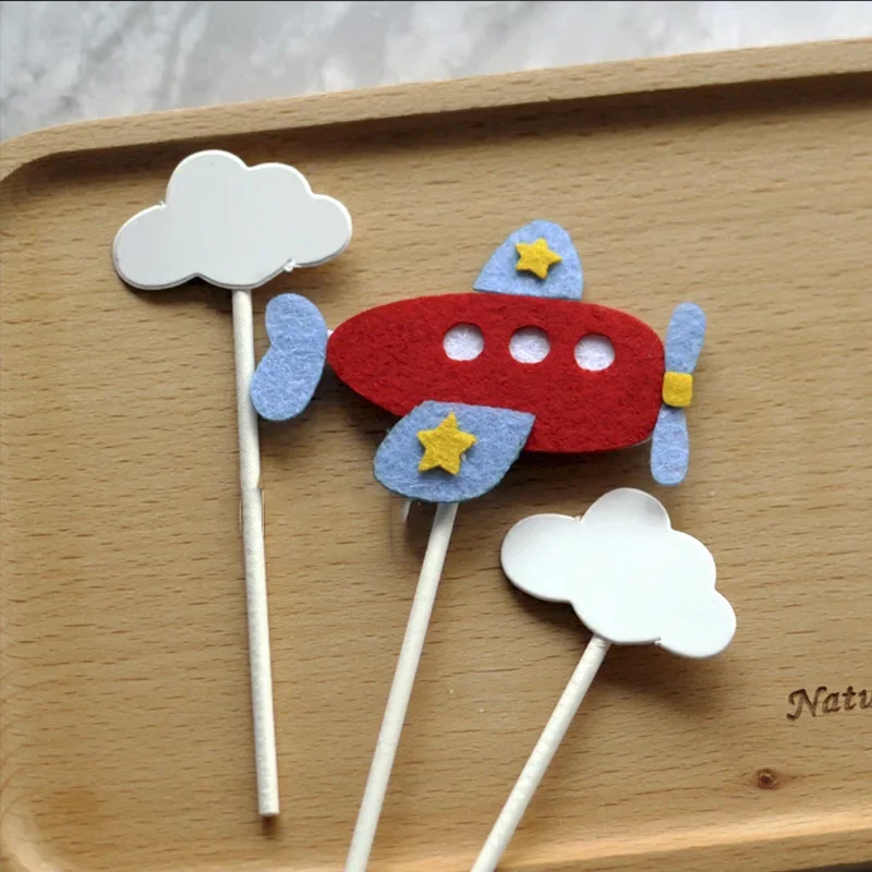 Cartoon Pilot Bär Kuchen Topper Luftfahrt Thema mit Sternen Luftballons Dekor für Happy 1st Birthday Party Baby Shower Supplies – Detail 15