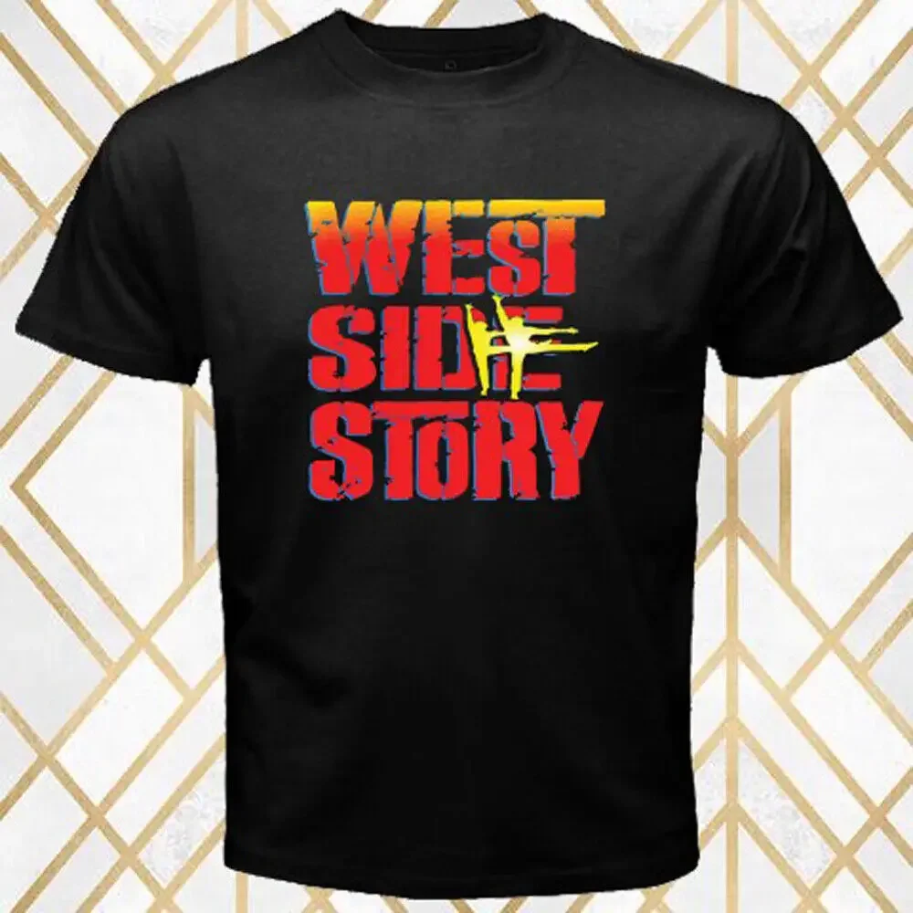 West Side Story Broadway Show Musical Men's Black T Shirt Size S 3XL