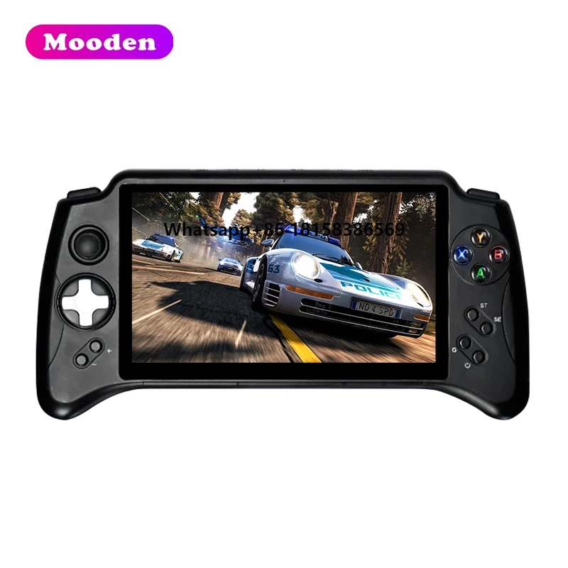

L X17 Handheld Game Console 7 Inch Touch Screen 4K HD Output Wifi Music Classic Retro Video Gaming Console