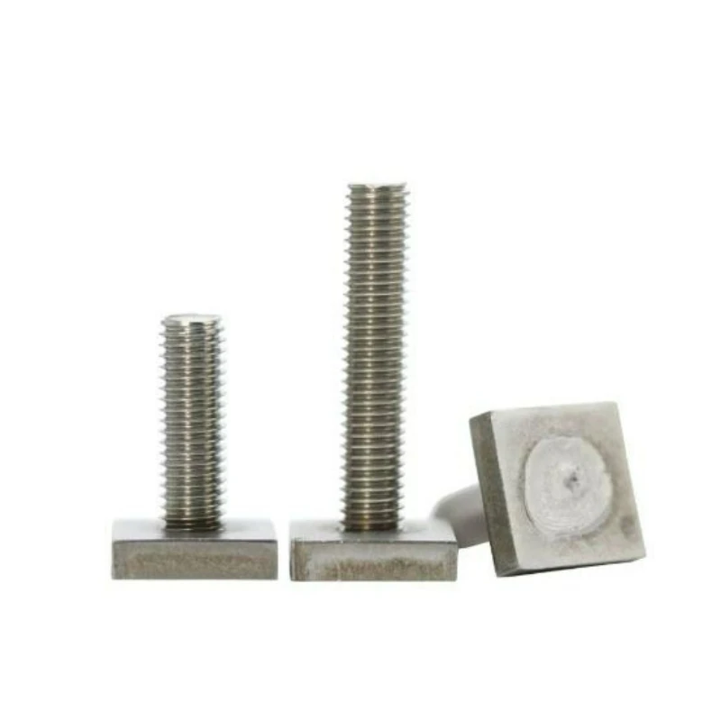 2/4/5pcs 304 Stainless Steel T-shaped Rail Bolt M6 M8 M10 Irregular Rectangular T-rod Customized Welding Screw