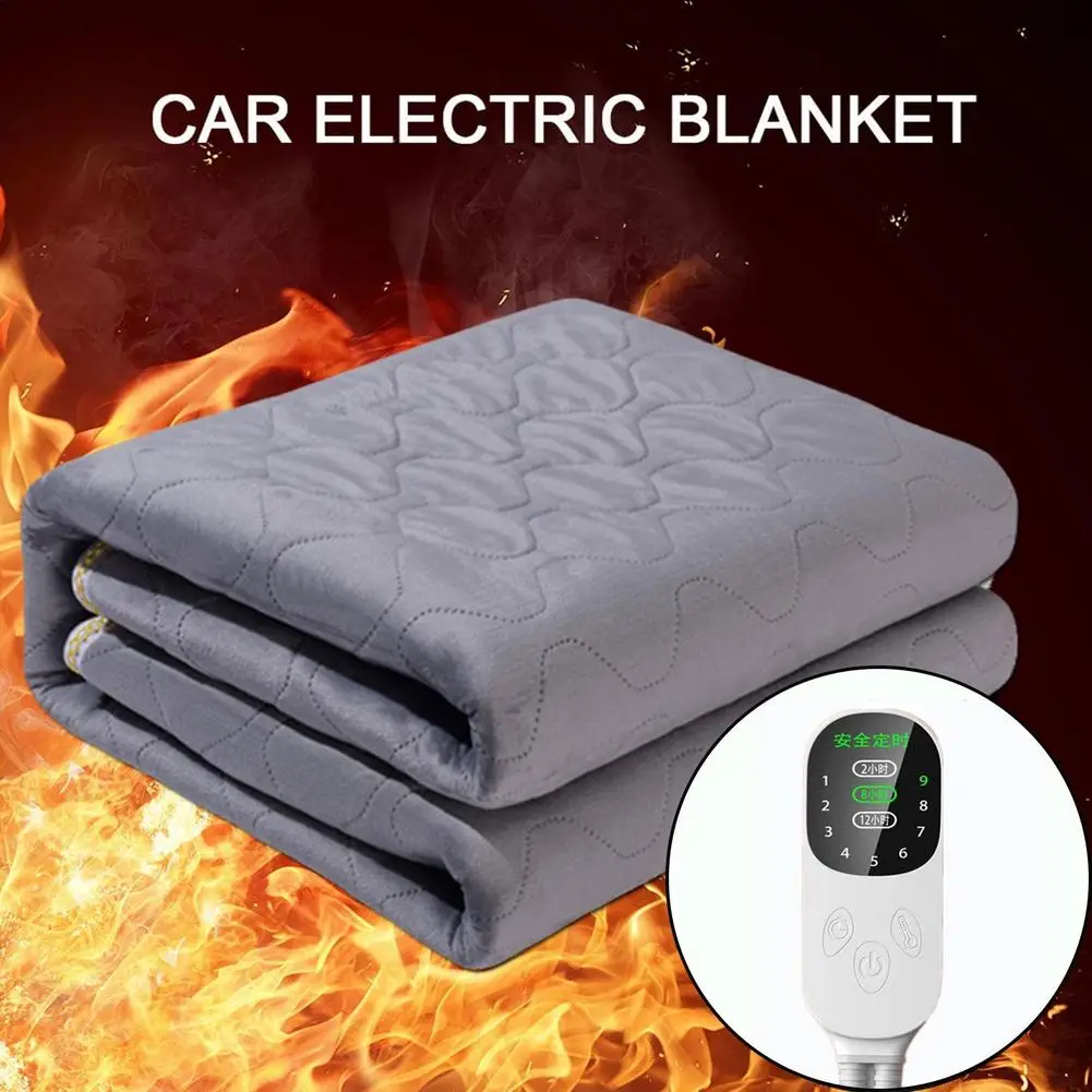 

12V Car Electric Blanket Heating Level Car Outdoor Travel Mat Heating Travel Blanket Travel Winter RV SUV Car Electric Blanket ﻿