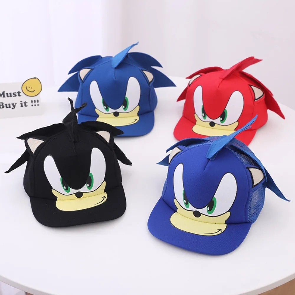 Game Anime Sonic Children\'s Baseball Cap Sonic Baseball Cap Children Hedgehog Sun Hat Child Outdoor Visor Hats Boys Girls Hat