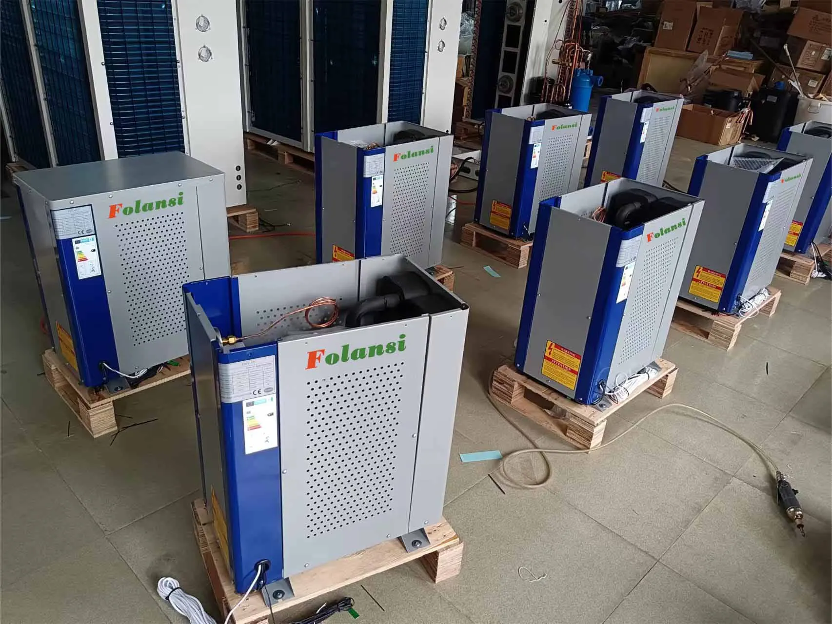 Bomba de calor de fuente de agua de 7Kw, bomba de calor geotérmica/bomba de calor de fuente de tierra (calefacción/refrigeración), buen precio, gran oferta