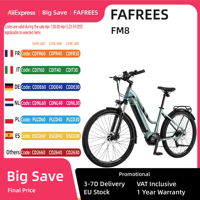 Fafrees FM8 Electric Bicycle for Men Mountain Bike 250W 36V 14.5AH Lithium Battery 27.5\