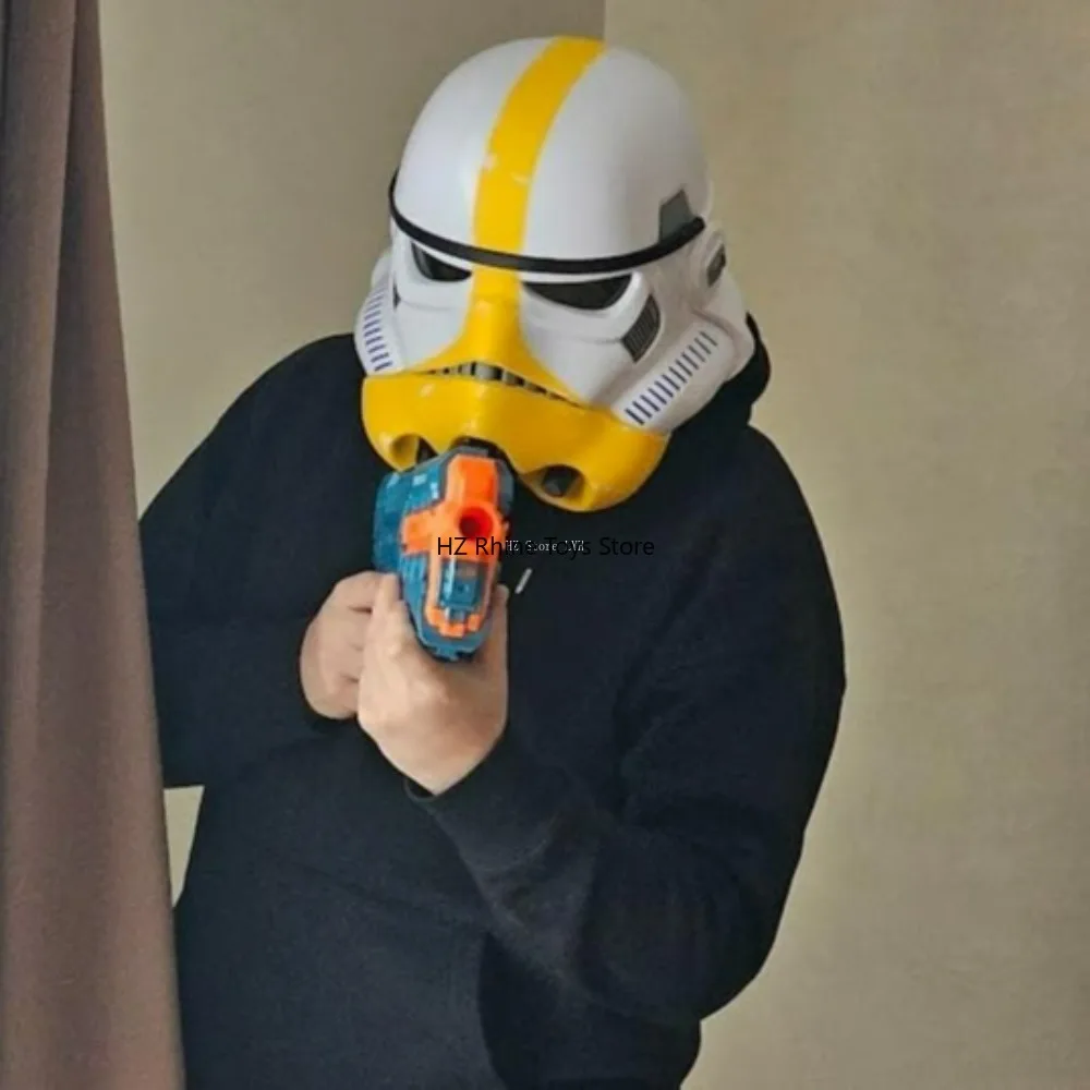 star The Black Series wars The Mandalorian Artillery Stormtrooper Helmet Halloween Cosplay Helmet Mask for Birthday Gift TK038-3