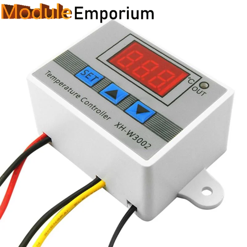 W3002 XH-W3002 digital termostato temperatura controlador interruptor bordo DC 12V 24V AC 110V 220V