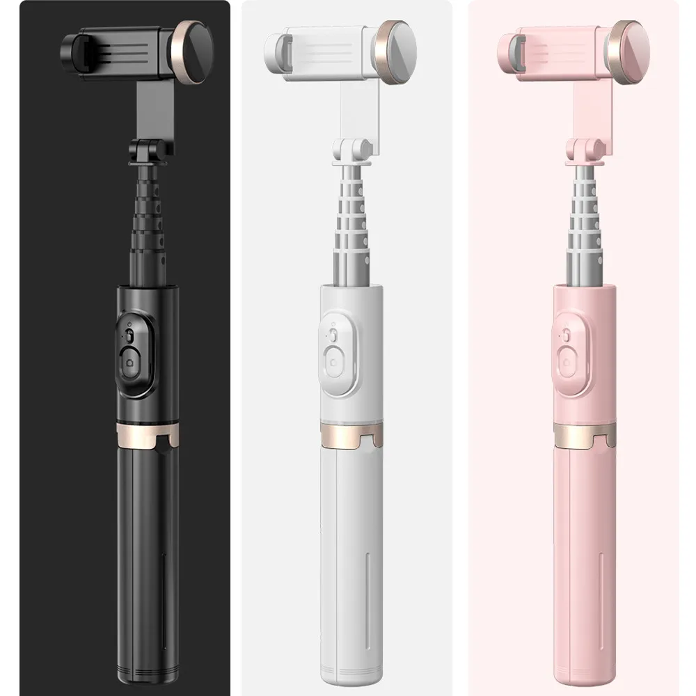 Wireless Tripod Selfie Stick Q12 Hidden Design Reinforced Bluetooth Aluminium Alloy Adjusted Selfie Rod with Phone Holder