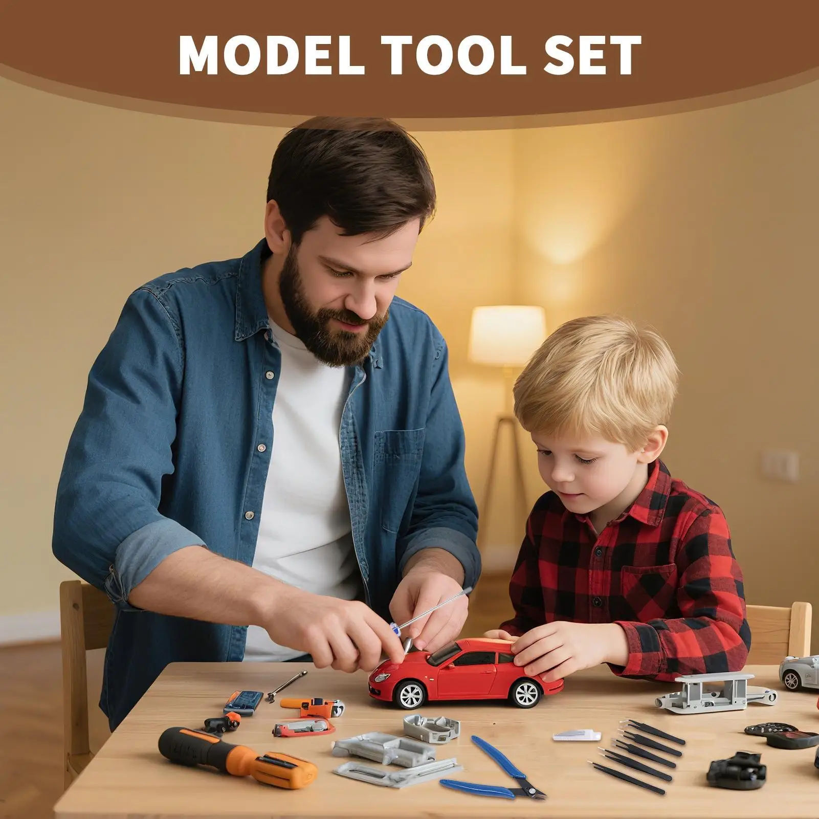 

Model Kit Tools 21 Pieces Deburring Tool Portable Multipurpose Model Kit for Car Painting Building Jewelry Crafting Electronics