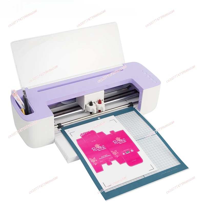 Desktop Small Purple Cutting Machine, Self-adhesive Diatom Mud Decal Lettering Machine, Edge Patrol Lettering Machine