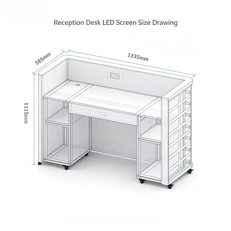 Indoor Waterproof Full Color High Brightness Bar Counter High Refresh Rate LED Display Screen for Commercial Advertising