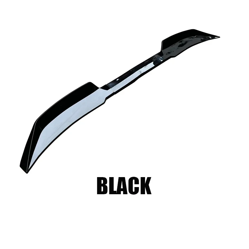 High Quality Ducktail Rear Trunk Spoiler Wing Sedan Universal 121cm Gloss Black Rubber Easy Installation Exterior Accessorie