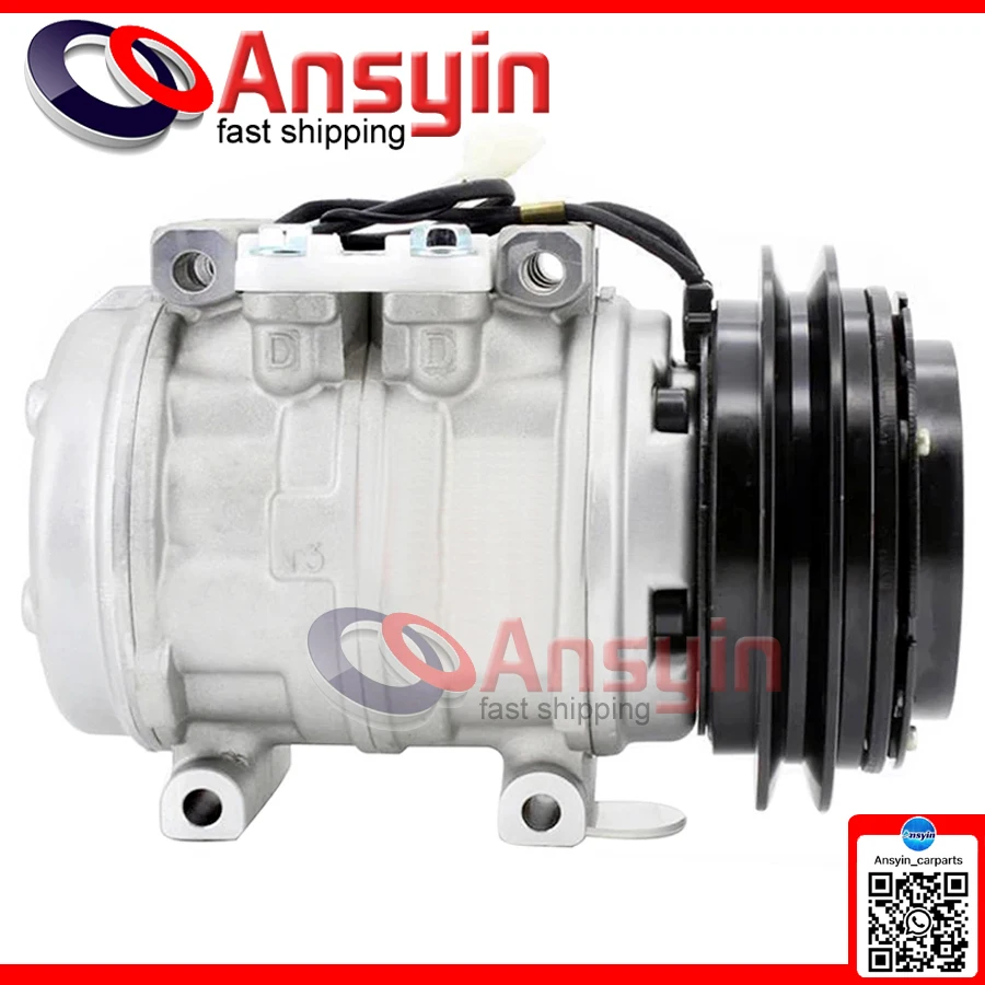 New 10P13C AC Air Conditioning Compressor Cooling Pump 24V For Toyota Hino Ranger 447100-6790 447200-7150 447200-7152 88310-1650