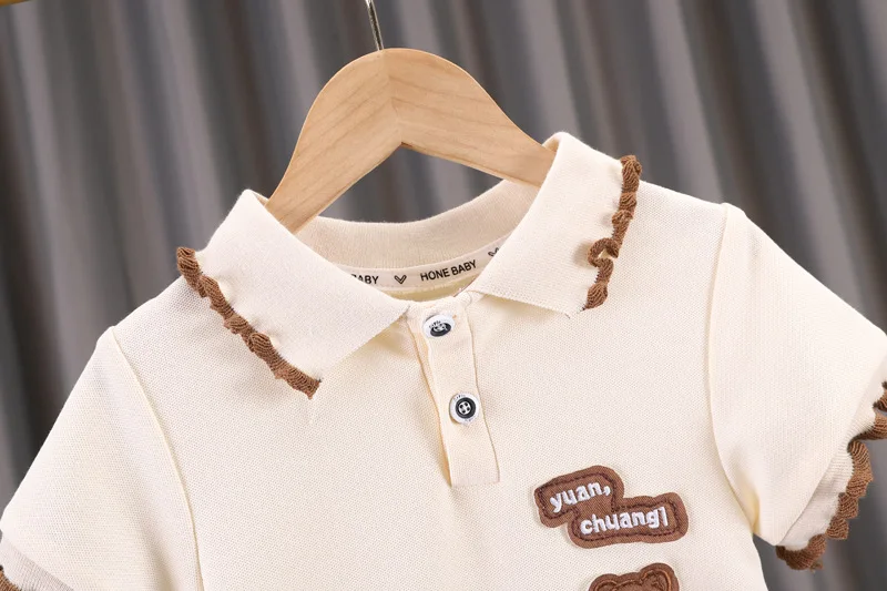 Summer Siblings Attire Fashion Baby Girls Dress Boys Clothes Short Sleeve Suit Children Girls Skirt Cotton Casual Kids Outfits