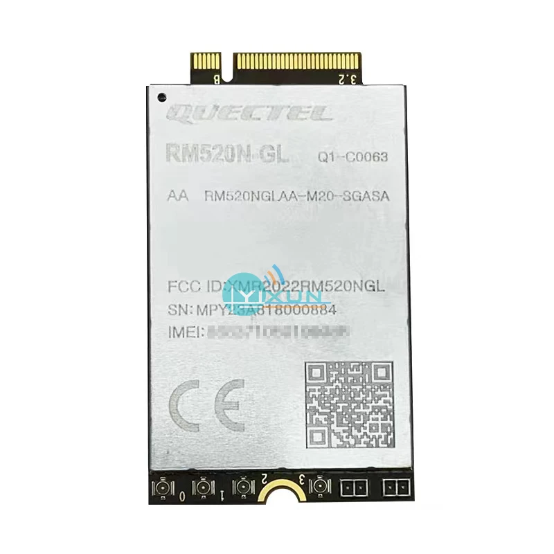 quectel modulo multi modo receptor gnss multi constelacao disponivel iot embb 5g sub6ghz m2 global nao rm520f gl novo 01