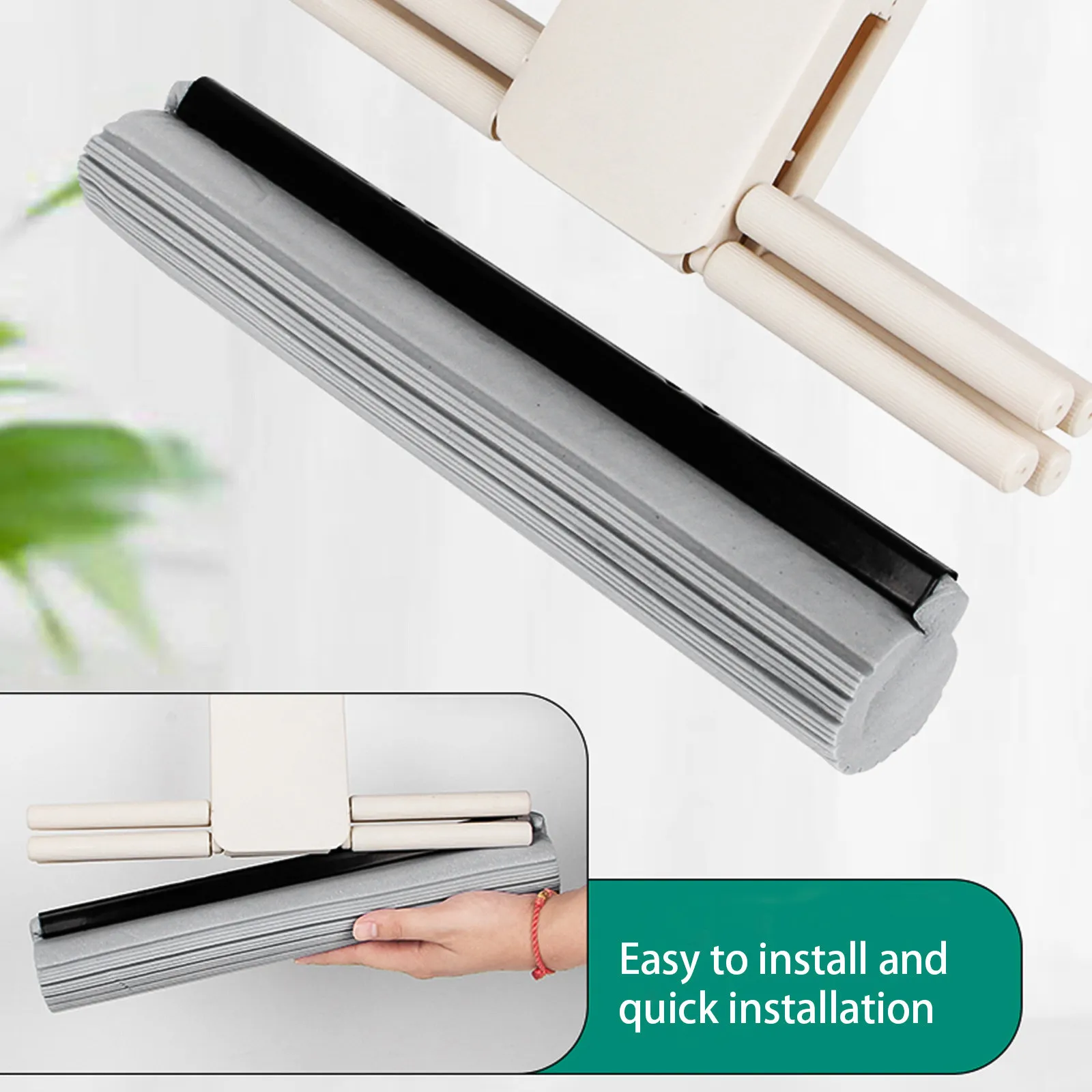 

2 шт. сменные насадки для швабры, серые, для эффективной уборки полов, стен, окон, потолков, плитки, мрамора, дерева