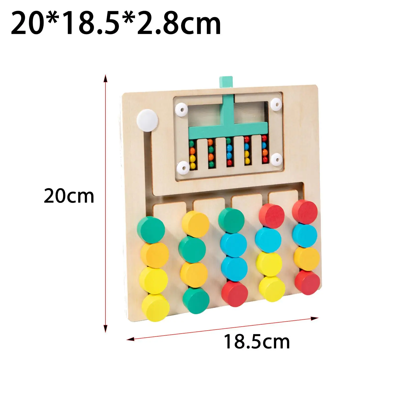 Montessori Wooden Color Matching Puzzle Board Wooden Toys Kids Learning for Kids Easter Gift Ages 3+ Family Parent Interaction