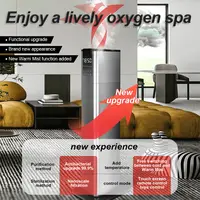 Humidificateur d'air de sol à brouillard chaud 13l, désinfection de grande capacité des femmes enceintes et des bébés dans la maison, une chambre silencieuse 3