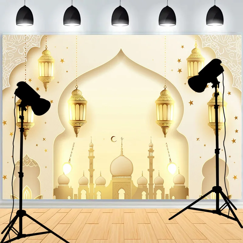 Geometric Patterns Arabesque Arched Door Dome Photography Background Lslamic Architecture Palace Studio Backdrops SQ-09